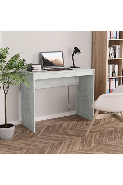 Concept Γραφείο, γκρι σκυροδέματος, 90 x 40 x 72 cm, μοριοσανίδα