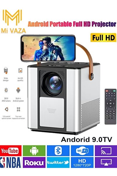 Mi VAZA LCD Projector - Support 4K - Smart Projector with Bluetooth 5.0 - Por...