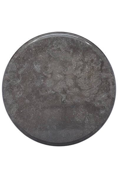 Concept Blat de masă, negru, Ø40x2,5 cm, marmură