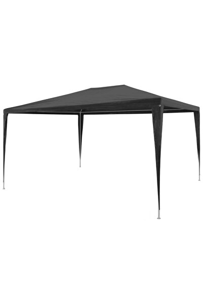 Concept Cort de petrecere, antracit, 3 x 4 m, PE