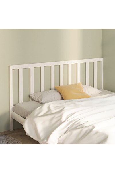 Concept Tăblie de pat, alb, 206x4x100 cm, lemn masiv de pin