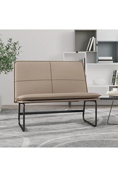 Concept Πάγκος, καπουτσίνο, 100x75x76 cm, οικολογικό Δερμάτινο