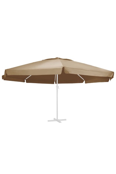 Concept Pânză de schimb umbrelă de soare de grădină gri taupe 600 cm