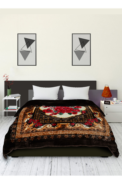 PARRY LIFE Single 1-Ply Raschel Blanket 160×200 cm – Soft & Colorful