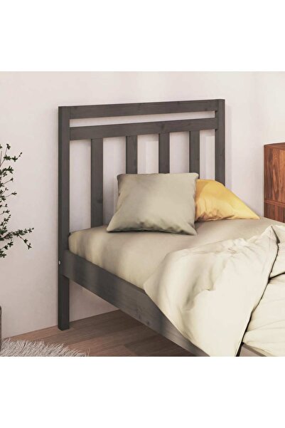 Concept Κομοδίνο, γκρι, 96x4x100 cm, μασίφ ξύλο πεύκου