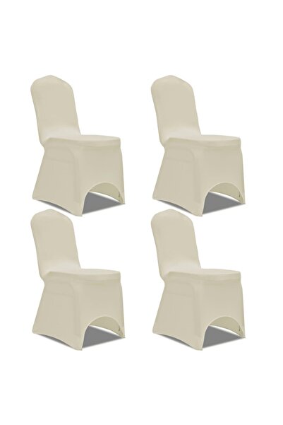 Concept Husă de scaun elastică, 4 buc., crem