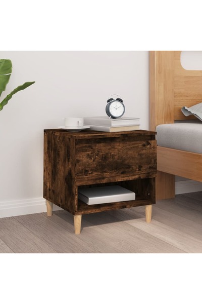 Concept Noptieră, stejar fumuriu, 50x46x50 cm, lemn prelucrat