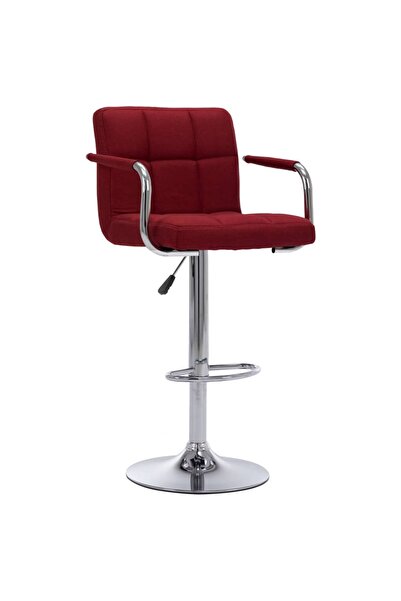 Concept Σκαμπό μπαρ, κόκκινο κρασί, ύφασμα