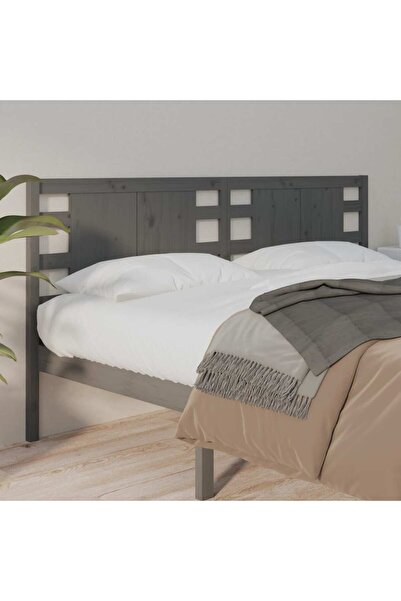 Concept Tăblie de pat, gri, 206x4x100 cm, lemn masiv de pin