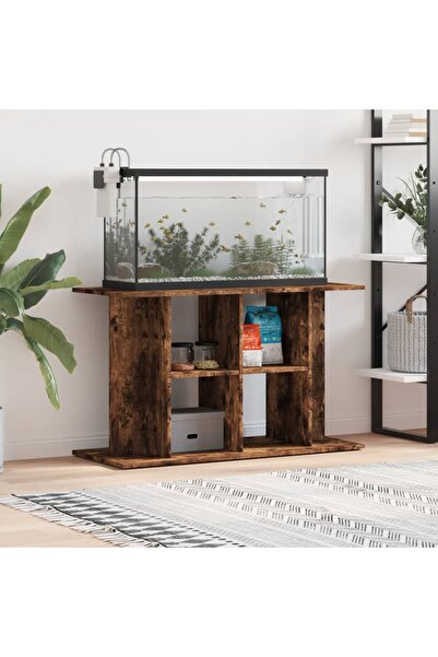 Concept Suport acvariu, stejar afumat, 100x40x60 cm, lemn prelucrat