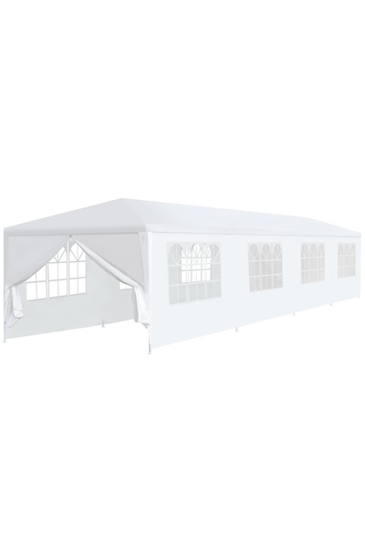 Concept Κιόσκι κήπου 3 x 12 μ., λευκό