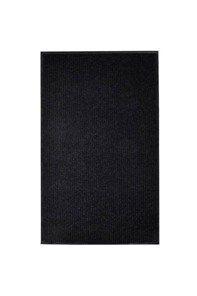 Concept Covoraș de ușă, negru, 120x220 cm, PVC