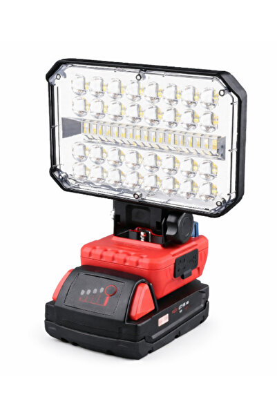 XL Rechargeable Portable LED Projector with Powerful Light, 10 Batteries, Adj...