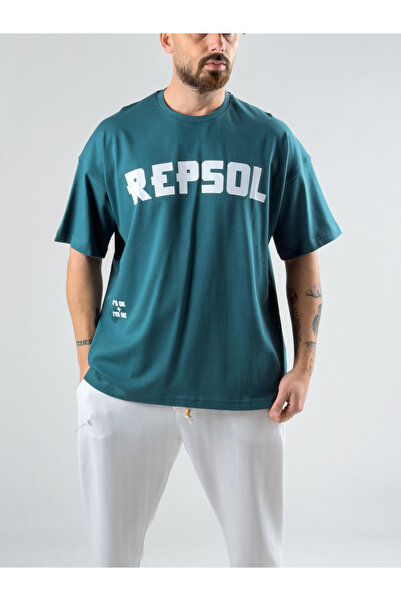COCOPELLI Ανδρικό T-Shirt Petrol Green Repsol COC3009