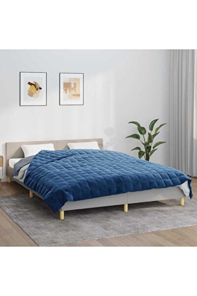 Concept Pătură cu greutăți, albastru, 200x225 cm, 9 kg, material textil