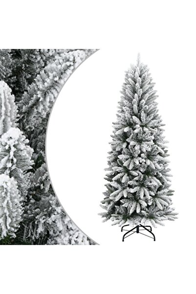 Concept Brad de Crăciun artificial cu zăpadă pufoasă, 180 cm, PVC&PE