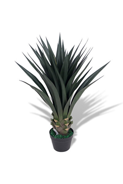 Concept Plantă artificială Yucca cu ghiveci, 90 cm, verde
