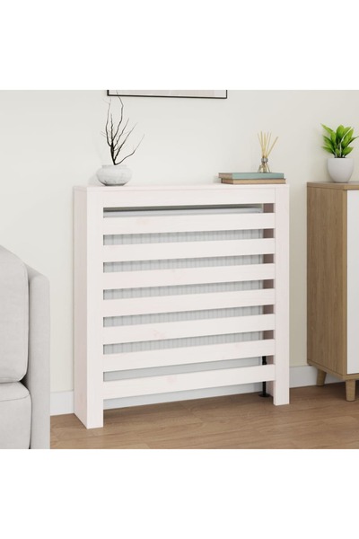 Concept Mască pentru calorifer, alb, 79,5x19x84 cm, lemn masiv de pin