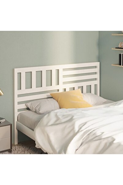 Concept Tăblie de pat, alb, 126x4x100 cm, lemn masiv de pin