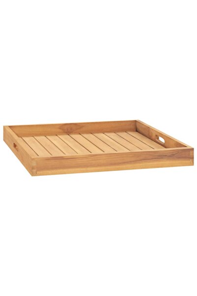 Concept Serving tray, 60x60 cm, solid teak wood