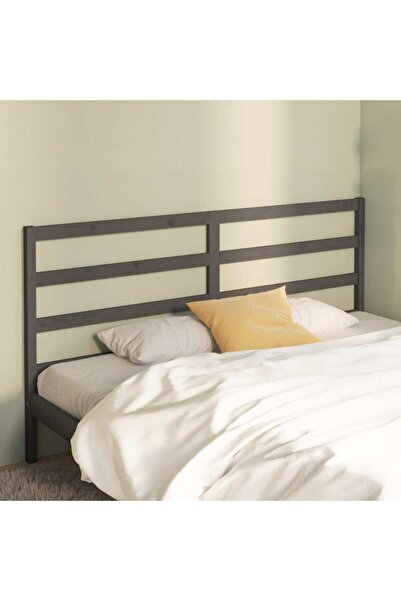 Concept Tăblie de pat, gri, 206x4x100 cm, lemn masiv de pin