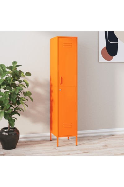 Concept Dulap de vestiar, portocaliu, 35x46x180 cm, oțel
