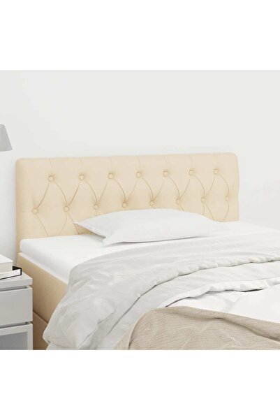 Concept Bed headboard, cream, 100x7x78/88 cm, textile