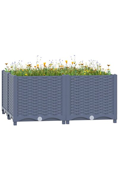 Concept Strat înălțat, 80x80x38 cm, polipropilenă