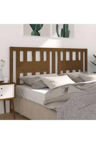 Concept Κομοδίνο, μελί καφέ, 126x4x100 εκ., μασίφ ξύλο πεύκου