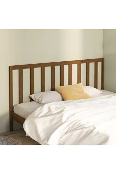 Concept Κομοδίνο, μελί καφέ, 206x4x100 εκ., μασίφ ξύλο πεύκου