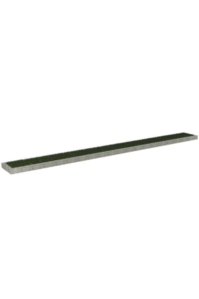 Concept Strat înălțat de gabion, 1000x100x20 cm, oțel galvanizat