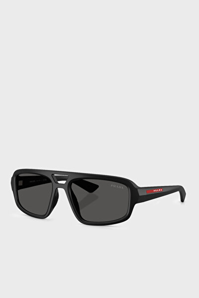 Prada Sport نظارات شمسية للرجال بشعار 0PS B11SU 1BO08Z 57