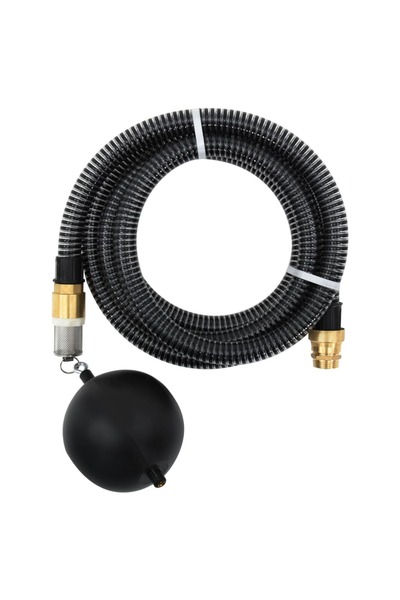 Concept Σωλήνας αναρρόφησης, ορειχάλκινοι σύνδεσμοι, μαύροι, 15 m, 25 mm