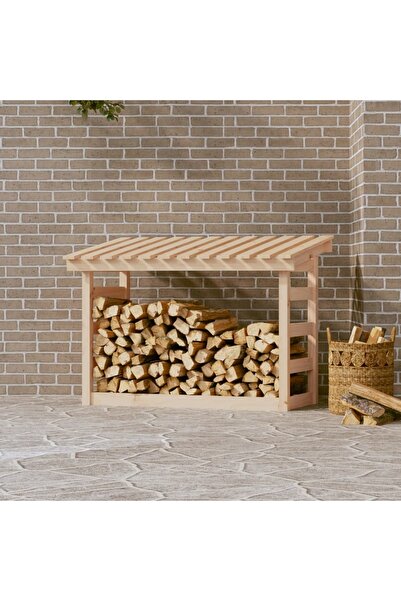 Concept Rastel pentru lemne de foc, 108x64,5x78 cm, lemn masiv pin