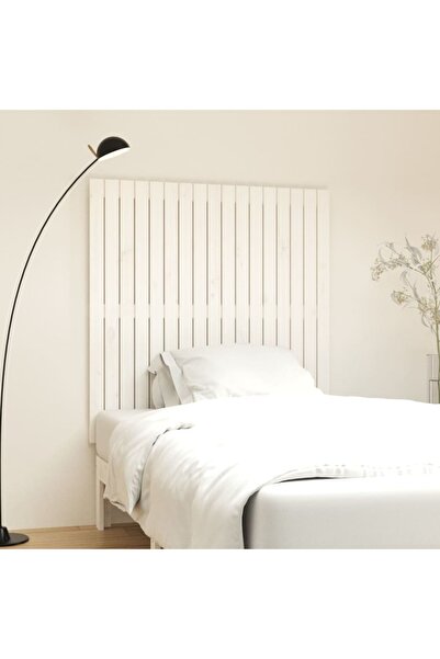 Concept Κεφαλάρι τοίχου, λευκό, 108x3x110 cm, μασίφ ξύλο πεύκου