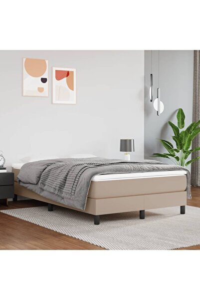 Concept Στρώμα με ελατήρια, καπουτσίνο, 120x200x20 cm, Δερμάτινο