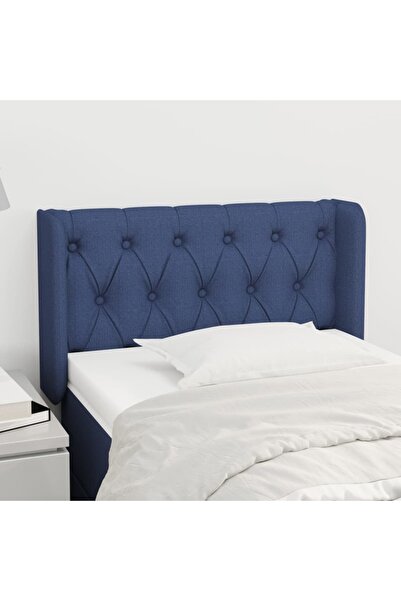 Concept Μπλε κεφαλάρι με φτερά 83x16x78/88 εκ. ύφασμα
