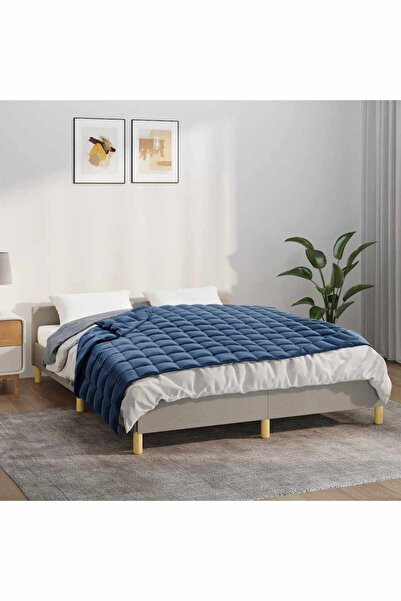 Concept Pătură cu greutăți, albastru, 150x200 cm, 7 kg, material textil