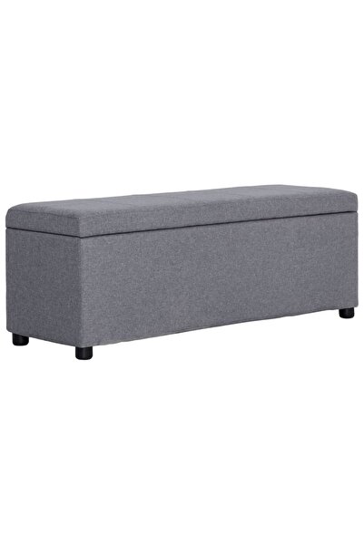 Concept Πάγκος, αποθηκευτικός χώρος, ανοιχτό γκρι 116 cm Πολυεστέρας