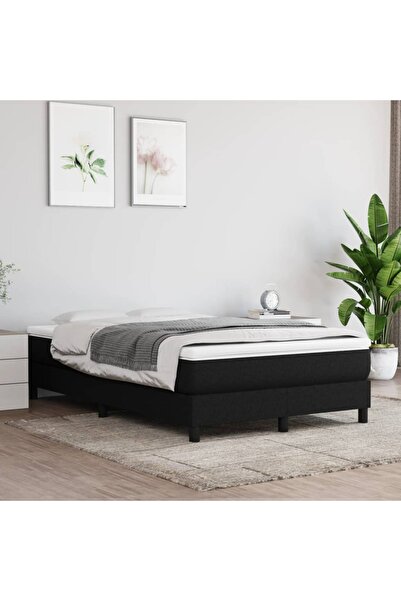 Concept Saltea de pat cu arcuri, negru, 120x200x20 cm, textil