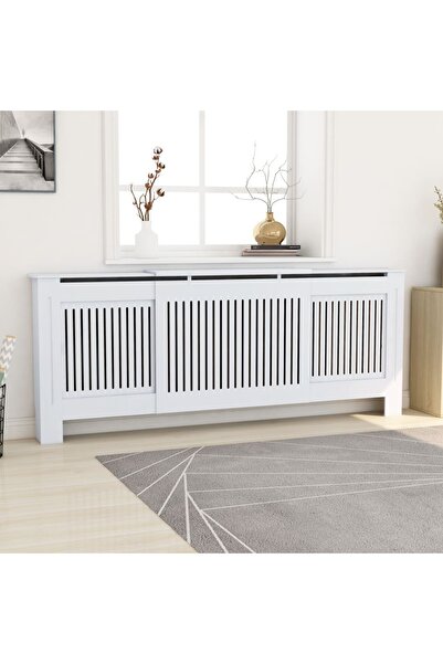 Concept Mască pentru calorifer, alb, 205 cm, MDF