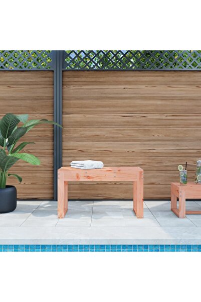 Concept Παγκάκι κήπου, 80x38x45 εκ., μασίφ ξύλο έλατου Ντάγκλας