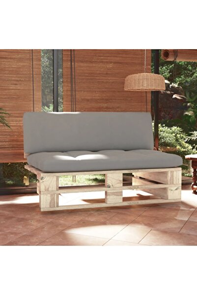 Concept Καναπές κήπου από παλέτες, επεξεργασμένο ξύλο πεύκου