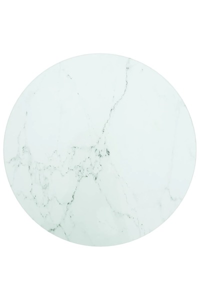 Concept Επιφάνεια τραπεζιού, λευκό, Ø30x0,8 cm, σκληρυμένο γυαλί, σχέδιο από ...