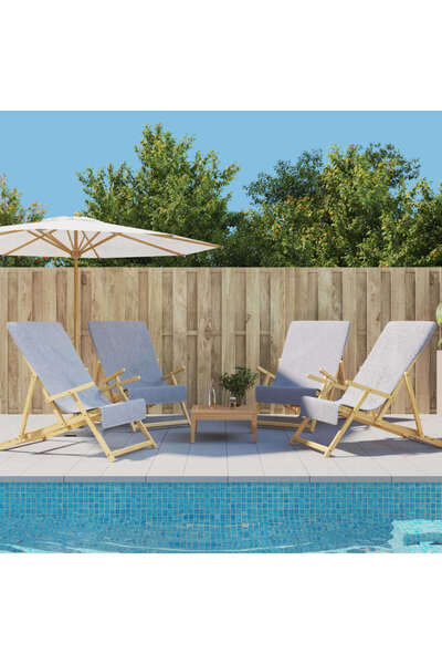 Concept Prosoape de plajă, 4 buc., gri, 60x135 cm, textil 400 GSM