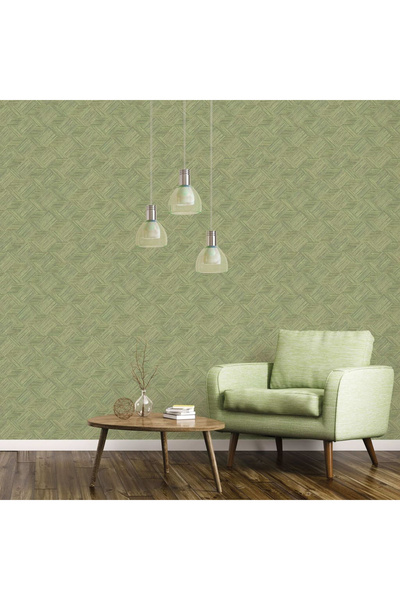Noordwand Ταπετσαρία τοίχου "Evergreen Wicker", πράσινη