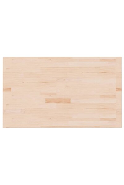 Concept Blat de baie, 100x60x4 cm, lemn masiv netratat