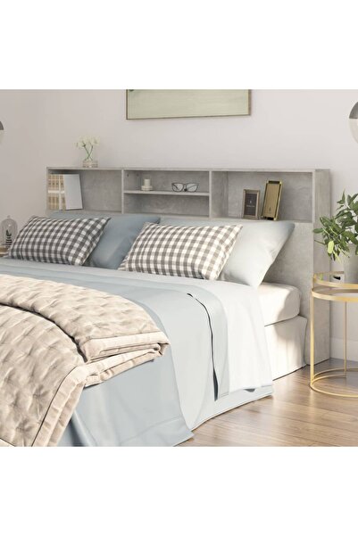 Concept Dulap tăblie, gri beton, 200x19x103,5 cm