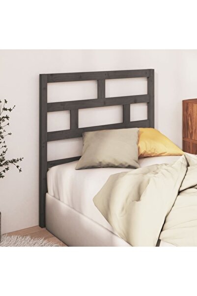 Concept Κομοδίνο, γκρι, 81x4x100 cm, μασίφ ξύλο πεύκου