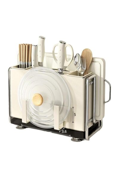 Arabest Multifunctional Storage Rack Organizer, Cutting Board Holder, Counter...